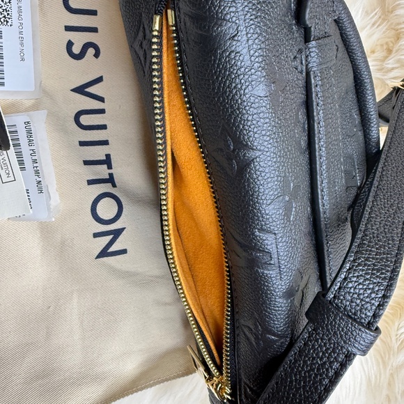 NEW Discontinued Louis Vuitton Bumbag / Waist Bag Monogram Empreinte Noir Black - Picture 9 of 13